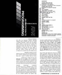 An Invitation To Programming AtariUK87 cass