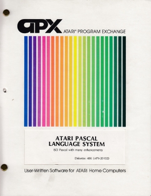 Atari Pascal Language System disk