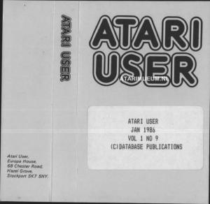 Atari User v1i9 cass