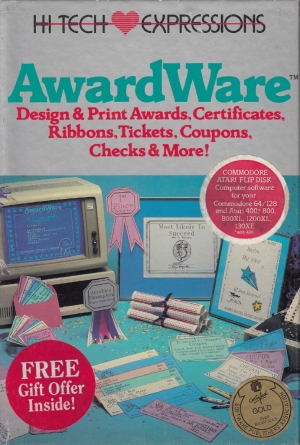 Awardware disk front