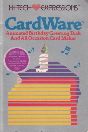 Cardware disk flat front