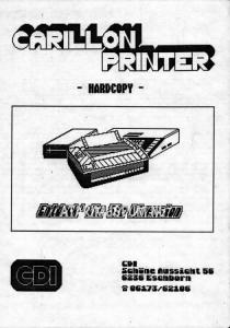 Carillon printer