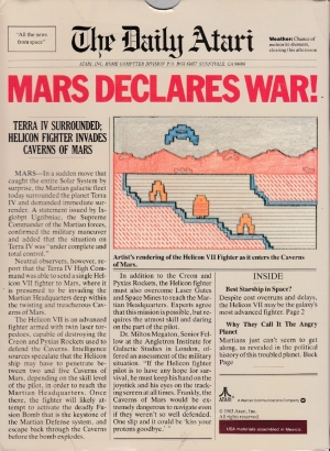 Caverns Of Mars cart large back