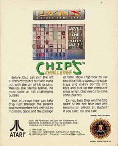 Chips Challenge back