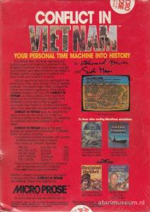 Conflict in Vietnam disk back