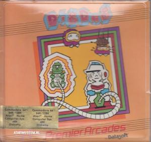 Dig Dug Datasoft disk front