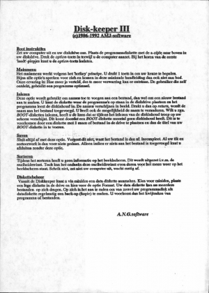 Diskkeeper III Ang disk