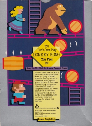 Donkey Kong cart large back