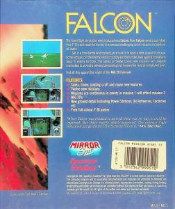 Falcon Mission Disk 1 back
