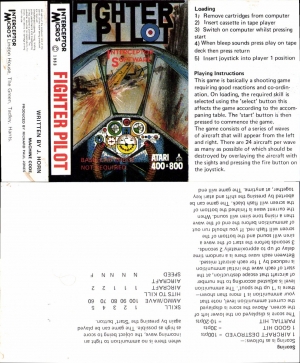 Fighter Pilot Interceptor A cass