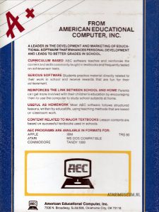 French AEC Disk back