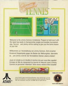 Jimmy Conners Tennis back