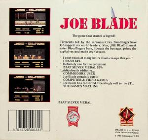 Joe Blade back