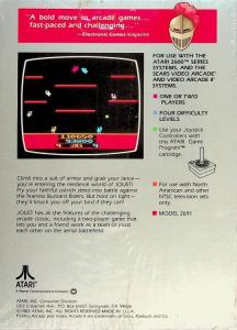 Joust US back