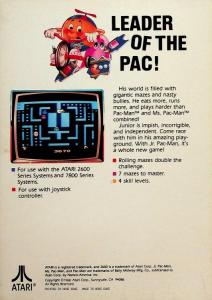 Jr Pac Man back