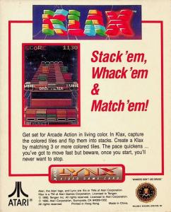 Klax back