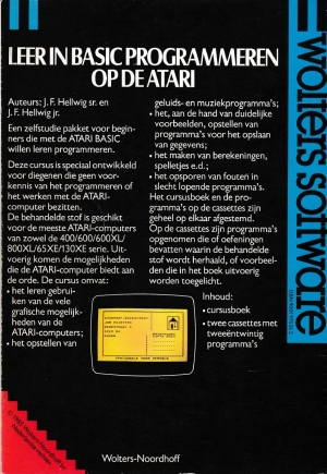 Leer In Basic Programmeren Op De Atari cass back