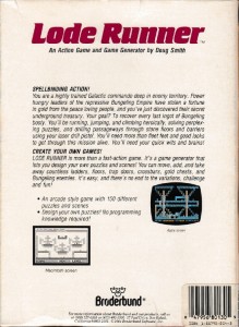 Lode Runner disk back