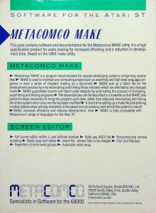 Metacomco Make back