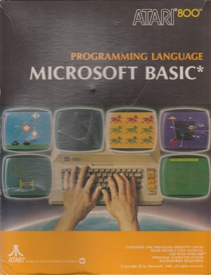 Microsoft Basic disk front