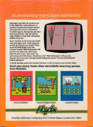 Microsubtraction cass back