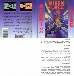 Mirax Force Tynesoft disk