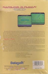 Napoleon in Russia Datasoft disk back