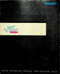 Notator Logic Audio recording Module