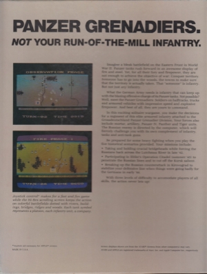 Panzer Grenadier disk back