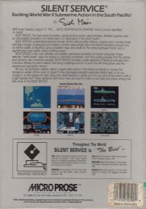 Silent Service disk back