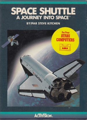 Space Shuttle Activision cass front
