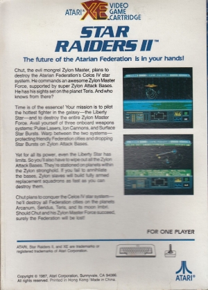 Star Raiders II cart back