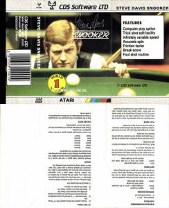Steve Davis Snooker CDS cass
