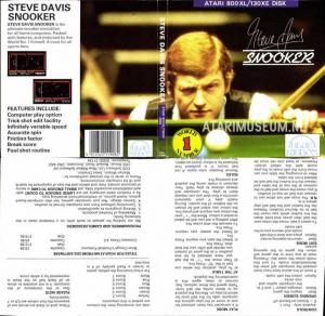 Steve Davis Snooker disk