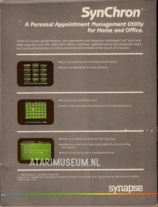 Synchron disk back