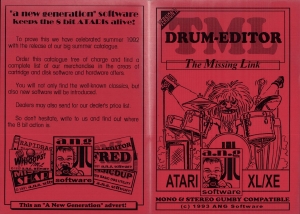 TML Drum Editor 2 disk