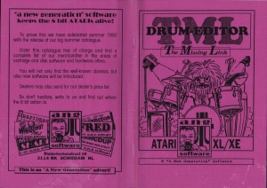 TML Drum Editor disk