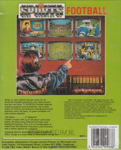 TV Sports Football back wm
