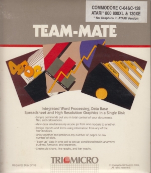 Team Mate disk front