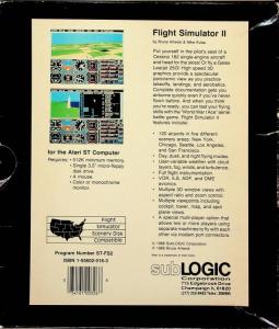 flight Simulator II back